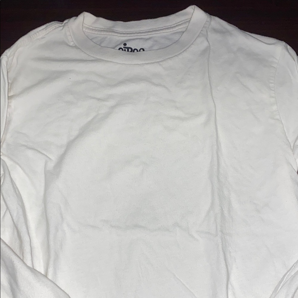 Circo White Long Sleeve Tee Shirt